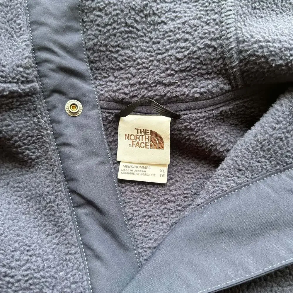 The North Face Carbondale Snap-Front Fleece Hoodie Pullover - Navy